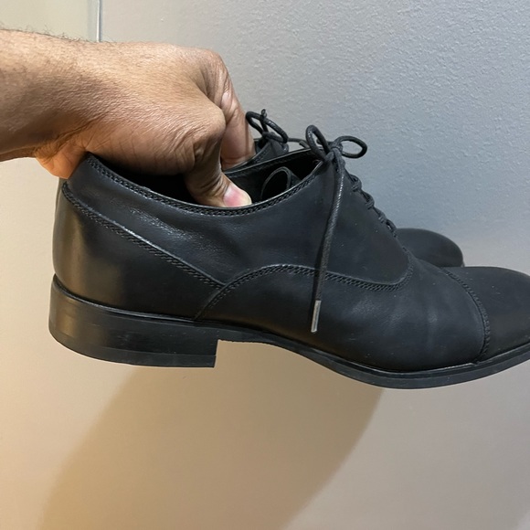 Calvin Klein Carlton lace-up dress shoes Blk Sz 9M - Picture 13 of 16